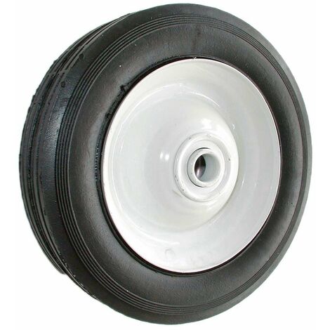 Roue en acier à moyeu centré universelle - diamètre extérieur 178mm - largeur 38mm - longueur moyeu 50,8mm - alésage 12,7mm
