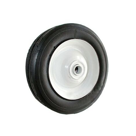 Roue en acier à moyeu centré universelle - diamètre extérieur 203mm - largeur 44mm - longueur moyeu 50,8mm - alésage 12,7mm