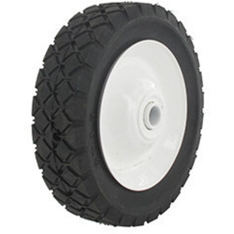Roue en acier à moyeu déporté universelle - Ø: ext: 152mm, alésage: 12,7mm - Largeur: 38mm - Long moyeu: 35mm - Profil diamant