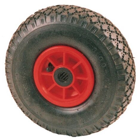 roue en caoutchouc pneumatique pour chariots A  bagages 260x85 mm avec chambre A  air