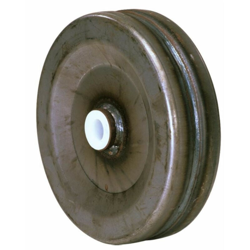 Roue en fer ø 225X60 bague nylon ø 20