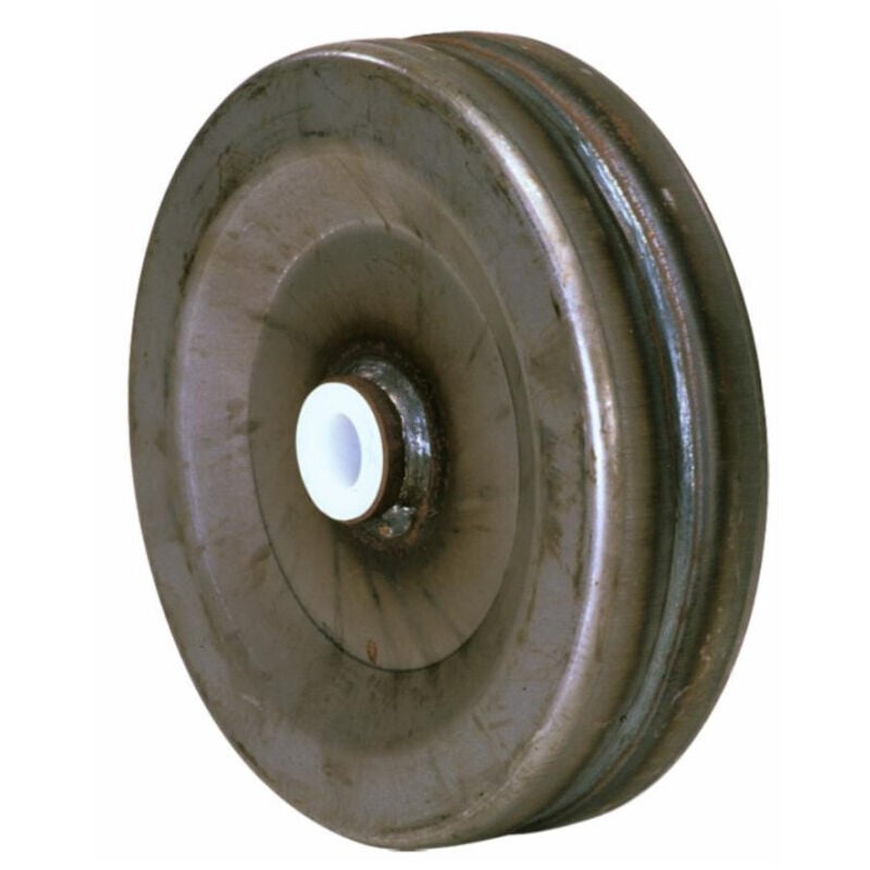 Roue en fer ø 225X80 bague nylon ø 20