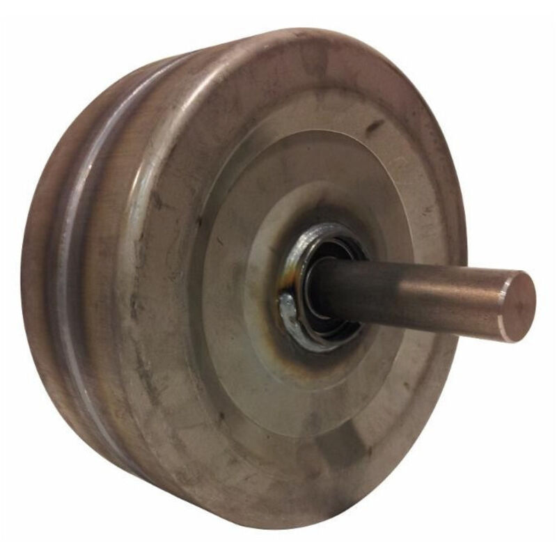 Roue en fer ø 250X100 mm avec axe