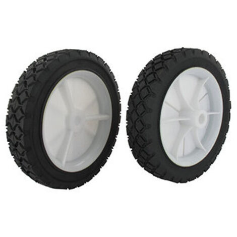 Roue en plastique à moyeu déporté universelle - Ø: ext: 152mm, alésage: 12,7mm - Largeur: 38mm - Lon