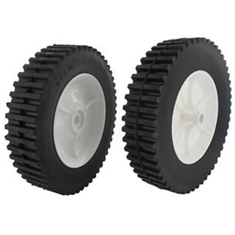 Roue en plastique crantée à moyeu déporté universelle - Ø: ext: 203mm, alésage: 12,7mm - Largeur: 44mm - Long moyeu: 35mm - Prof