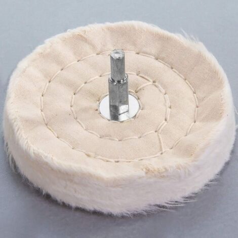 Roue en tissu de polissage 100 mm Métal Plastique Verre Perceuse rotative Balai à franges