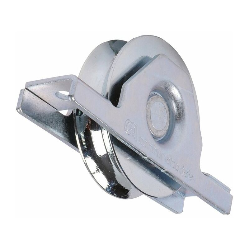 Torbel - Roue encastrée gorge ronde - diamètre 80 mm - Pour rail 16 mm industrie