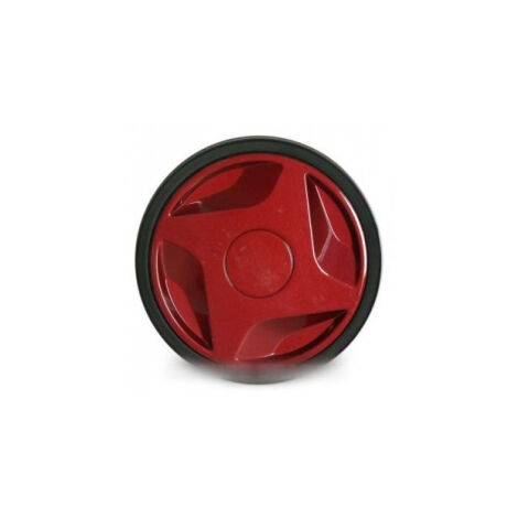 Roue + enjoliveur rouge pour Aspirateur MOULINEX RS-RT9513