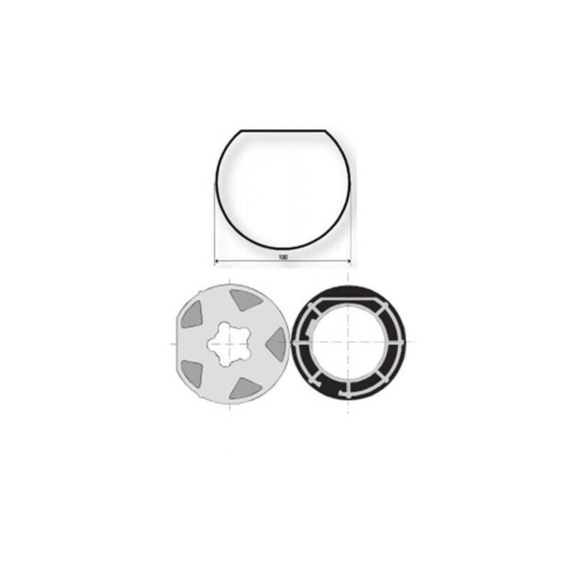 Somfy - Adaptations moteur Axe mischler 9001502 - pour Moteur Ø60mm