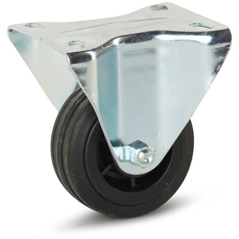 Roue fixe - MESO - Caoutchouc - 80mm - 60kg