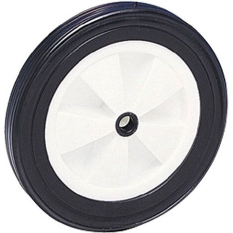 Roue fixe sur axe 175 mm – Charge maximale 30 kg – Polypropylène et PVC – Pour équipements légers intérieurs et extérieurs – Guitel