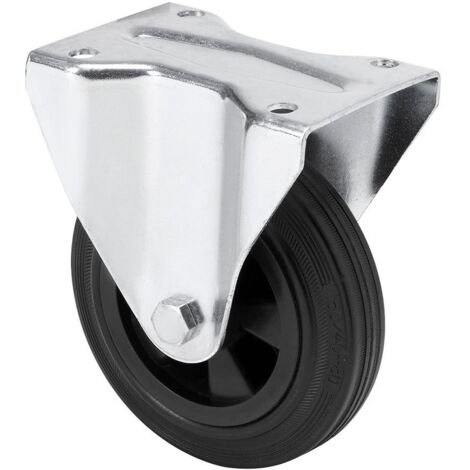 ROUE FIXE TWIN LEX POLIAMIX-CAOUTCHOUC - 100 MM