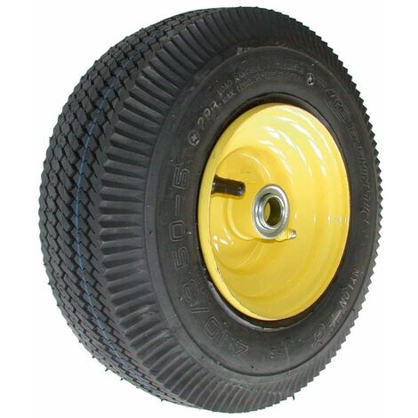 Roue frontale autoportée 270mm – Alésage 19,05mm – Dimensions 410 x 350 x 5mm – Adaptable pour machines diverses