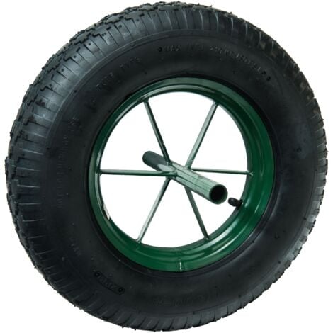 Roue de Brouette Increvable 3.50-8 260Kg + Axe Ø 20mm - Cdiscount Jardin