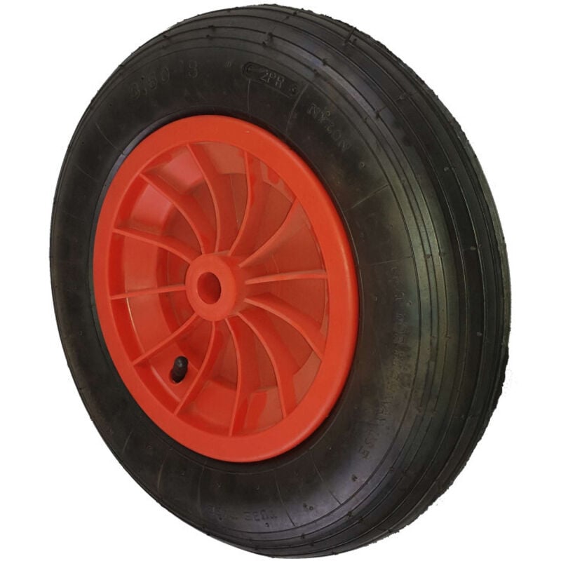 Roue gonflable 380 x 95 moyeu nylon lisse