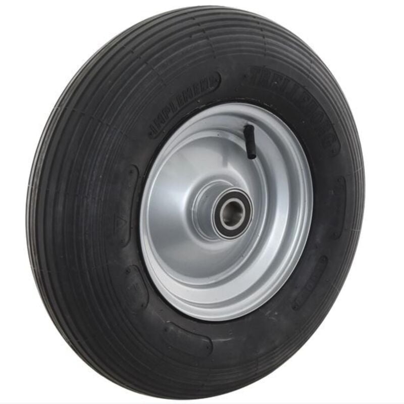 2gt Roues Et Roulettes - Roue gonflable diamètre 400 x 100 alésage 25 mm corps tôle roulement à billes
