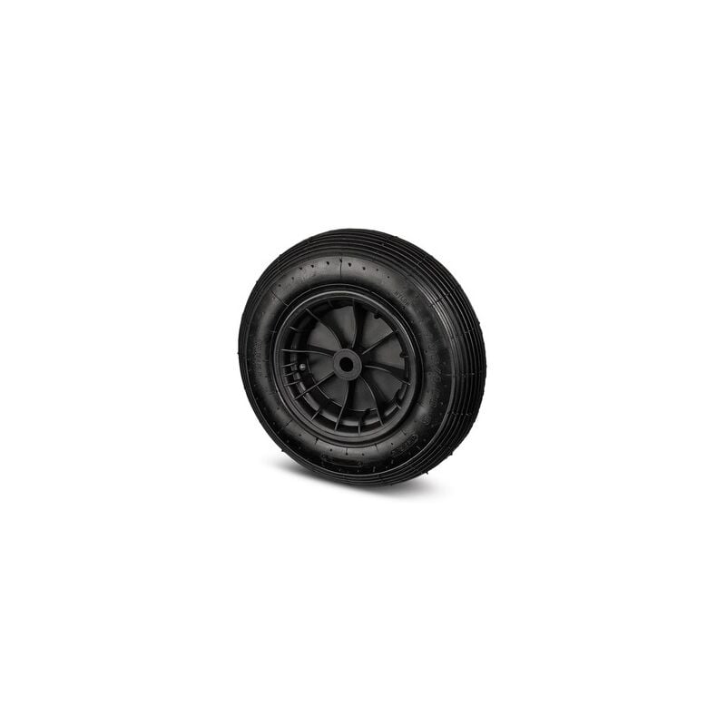 Roue de manutention ppo LM74 - 140 kg - caoutchouc plein - 400 x 100 mm Tente