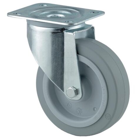 Roue grise - Alpha Tente - Pivotante - 100 - 160