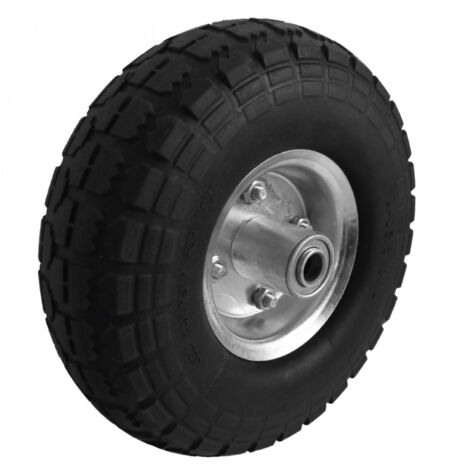 Roue Pneumatique 4,00-6 Avec Alésage 16 Mm - Pour Chariot, Brouette, Sac Camion