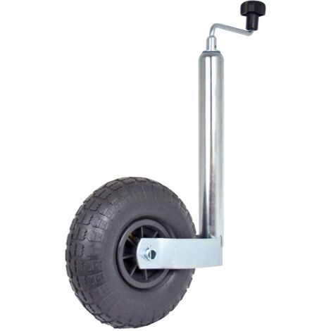 ROUE JOCKEY 260X80MM TUBE Ø48MM AVEC CHAMBRE A AIR CARPOINT
