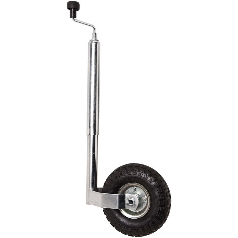 Roue jockey gonflable