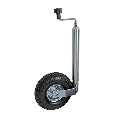 Roue jockey remorque 255mm – Acier galvanisé – Charge maximale 135kg – Diamètre tube 48mm – Roue gonflable – Spot-Light