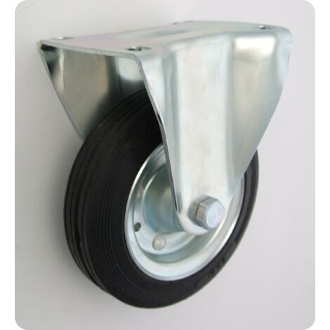 ROUE MÉTAL-CAOUTCHOUC 160MM BOÎTIER FIXE 43 - KL160 STA