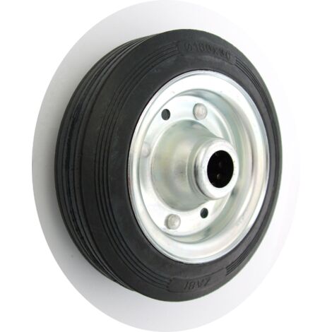 ROUE MÉTAL-CAOUTCHOUC 160MM SANS BOÎTIER 41 - KL160