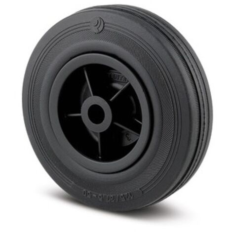 Roue multi-usage - caoutchouc - moyeu lisse - ø 80 mm - Puretech - TENTE