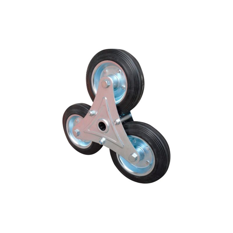 Roue de secours multiple pour roues de chariot a bagages avec roulement nouveau modA le