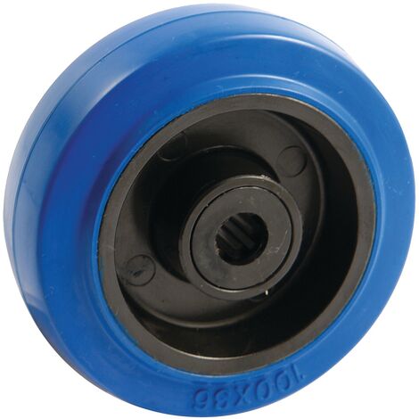 Roue non tachante bleue 160mm - AVL - 207397CRR