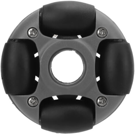 Roue omnidirectionnelle 48mm pour robots, capacité de charge 2kg, idéale pour jouets robotisés et projets robotiques.