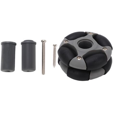 Roue omnidirectionnelle double rangée 48mm pour robots, roue multidirectionnelle de rechange 14036, idéale industrie robotique.