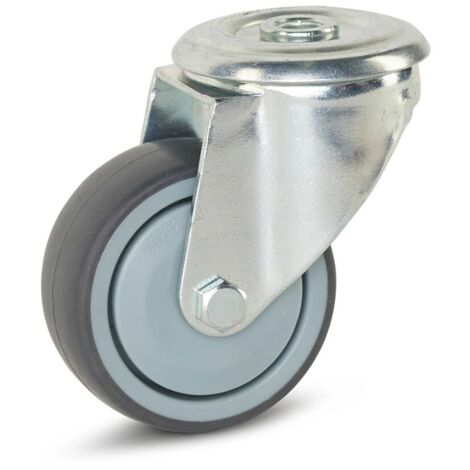 Roue pivotante - MESO - Appareil - Trou central - 80mm - 80kg