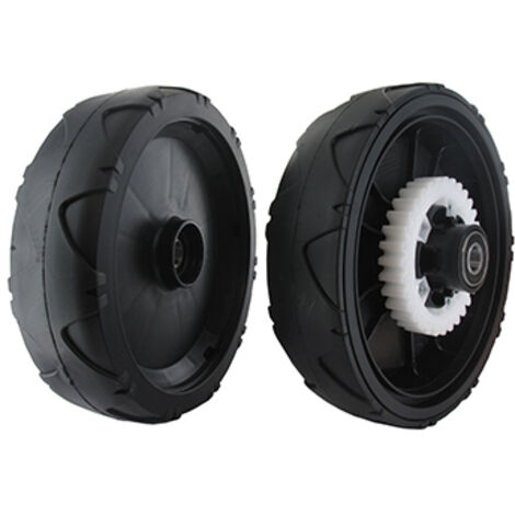 Roue Plastique ø 180mm Livrée Sur Roulements Origine Stiga.