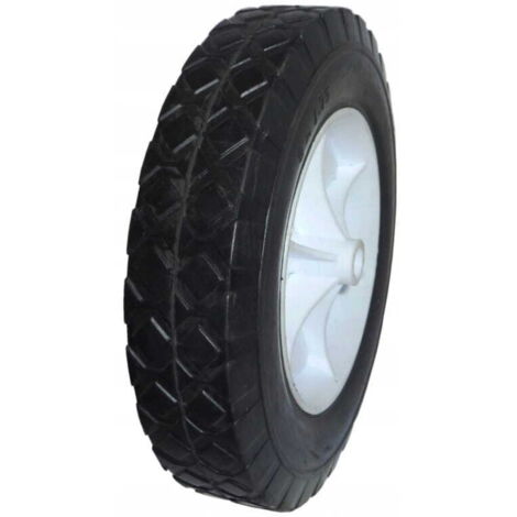 Roue pleine, diamètre 150 mm, caoutchouc-plastique, pour tondeuses à gazon
