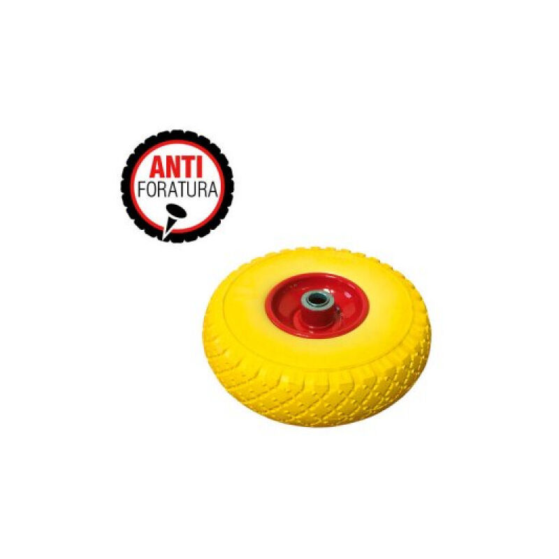 Roue de rechange anti-crevaison pour brouette - 10'' x 3.00 - 4 (2.60x85)