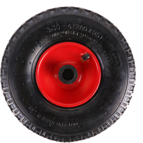 Roue + pneu petite taille 3,00-4' jante acier