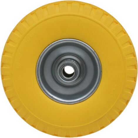 Roue + pneu petite taille 3,00-4' PU jeune acier