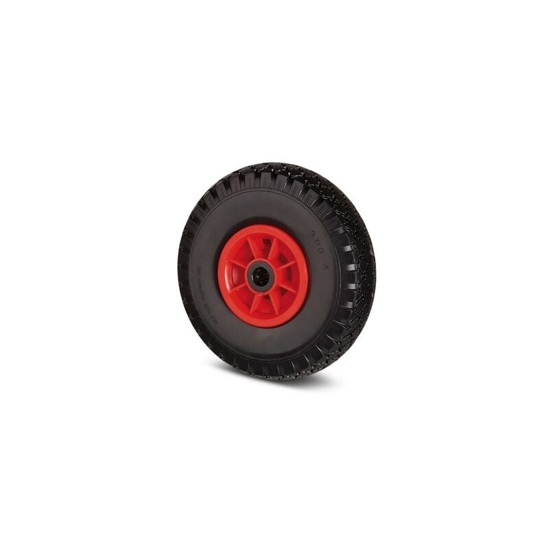 Roue de manutention pnr LM74 - 75 kg - polyuréthane - 389 x 85 mm - Alésage 25 mm Tente