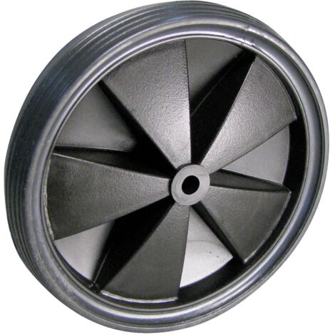 Roue PVC noire 150 x 36 x 8 mm – Pour matériel d'atelier – Rainure ActionPro – Charge maximale élevée – Dörner + Helmer