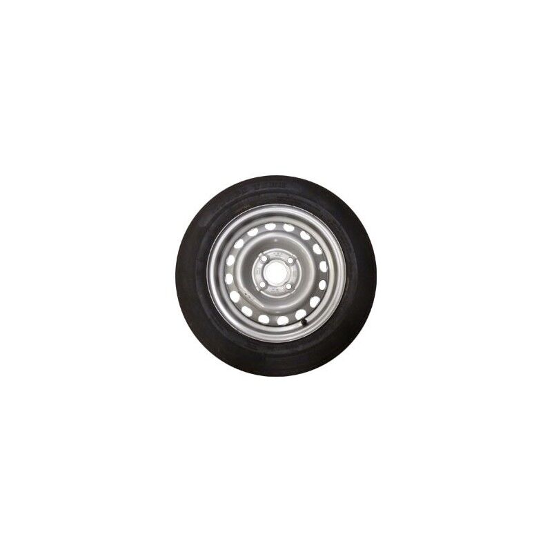 MAXTER  &ndash; Roue de remorque 145/80x13 &ndash; Jante en acier 4 trous entraxe 98mm &ndash; Charge 425 kg &ndash; Vitesse 140 km/h pour remorques utilitaires - 4TR98