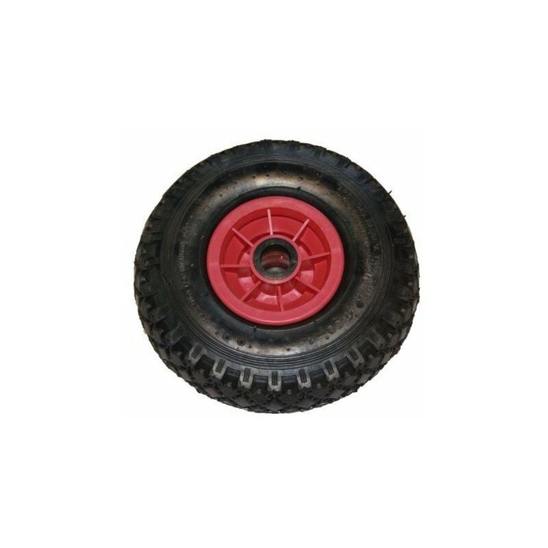 Gebo - Roue serie pneumatic gonflablenoir 400 x 74 x 20 rl - alesage 25