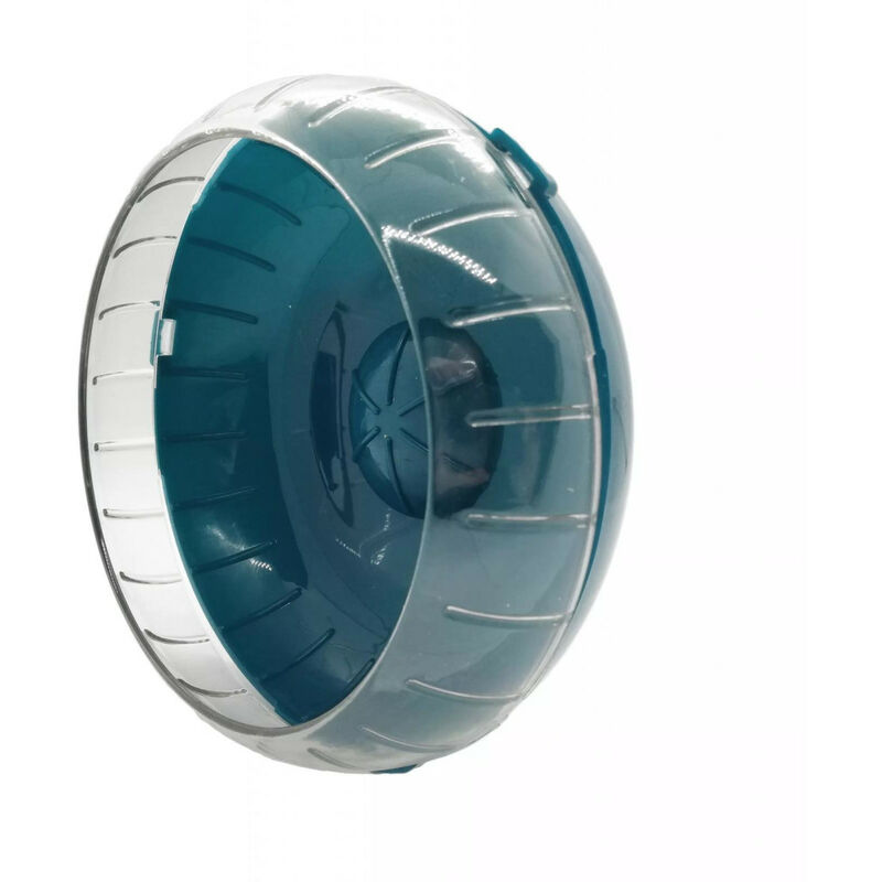 1 Roue d'exercice silencieuse pour cage Rody3 . couleur bleu. taille ø 14 cm x 5 cm . pour rongeur.