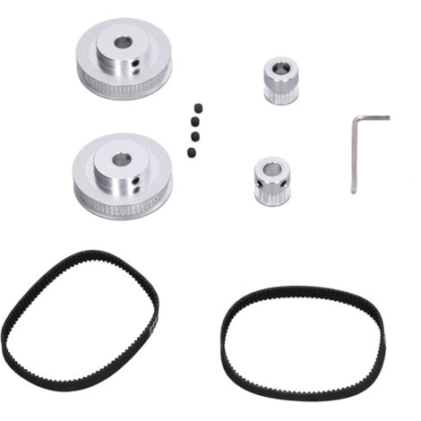 Roue synchrone pour imprimante 3D VORON 2.4, 20/60 dents, alésage 8mm, compatible courroie 200mm L x 6mm W