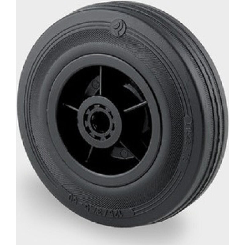 Pvr 080X35-Ø12 roue libre polypropylène/caoutchouc 80 mm max. 70 kg - 00004985KK - Tente