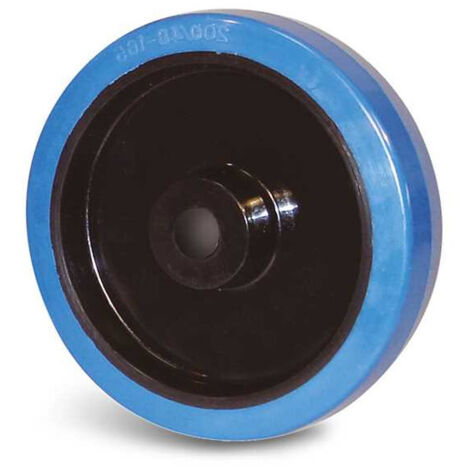 Roue type 571 non tachant bleue 125mm - GUITEL HERVIEU - 571-401-125L15