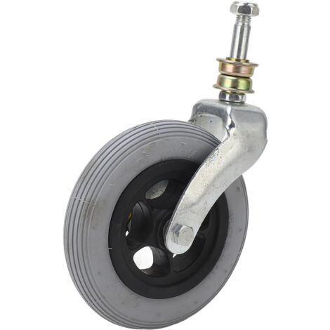 Roues avant de 6 pouces pour fauteuil roulant, roues pivotantes en caoutchouc gonflables, roues pour fauteuil roulant et chariot