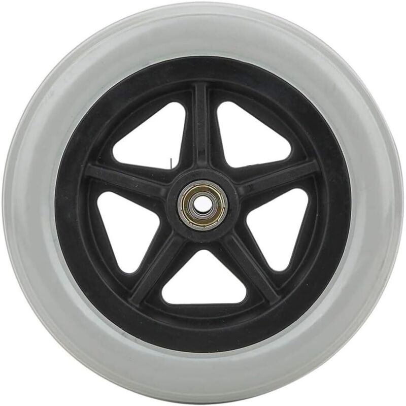 Roues avant de fauteuil roulant - Accessoires de déambulateur - Pièces de rechange en caoutchouc pour fauteuils roulants - Déambulateurs