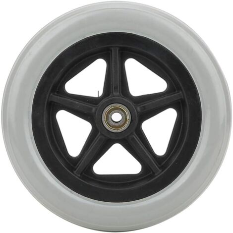 Roues avant de fauteuil roulant - Accessoires de déambulateur - Pièces de rechange en caoutchouc pour fauteuils roulants - Déambulateurs